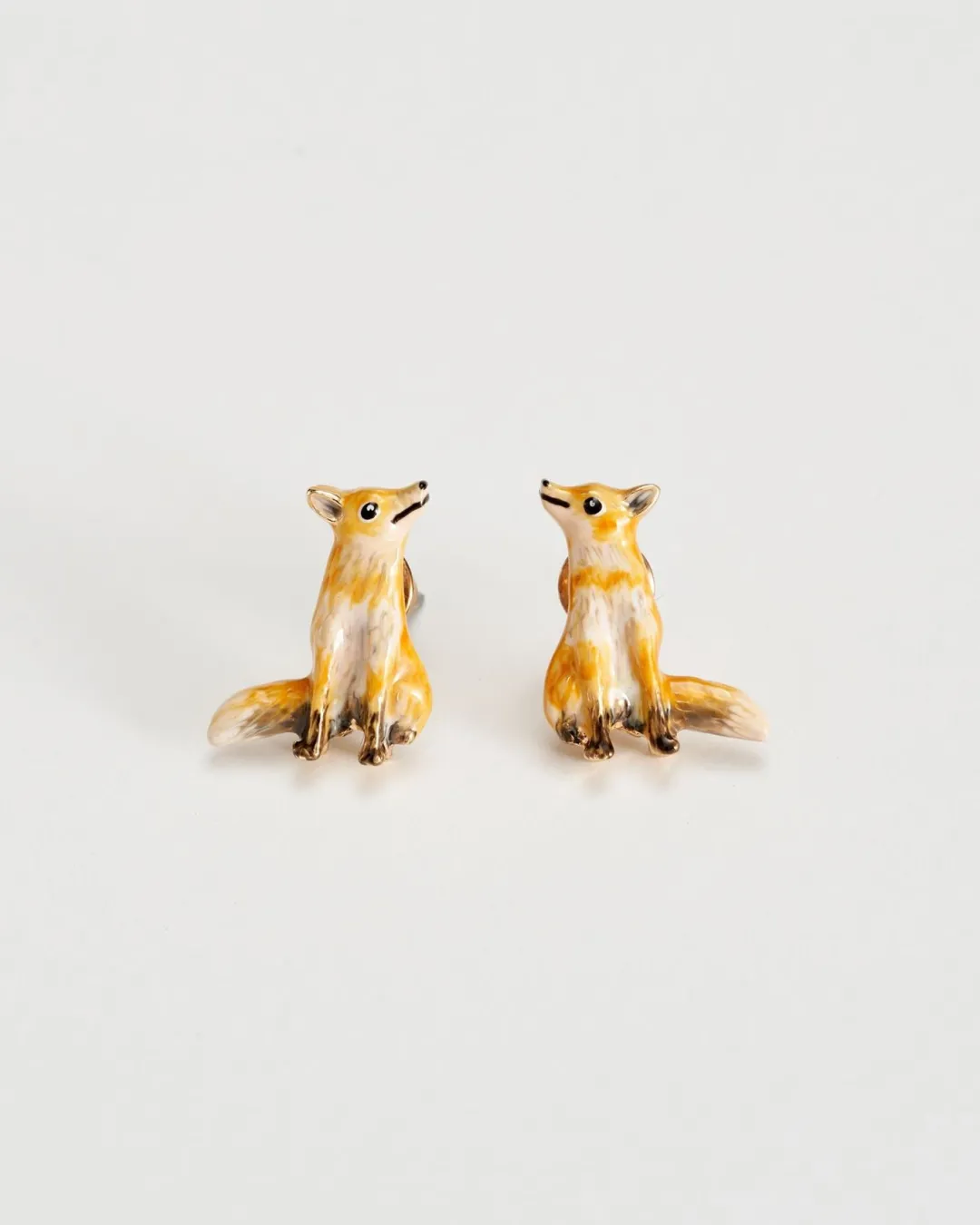 Best Fable England Enamel Fox Earrings