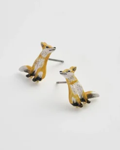 Best Fable England Enamel Fox Earrings