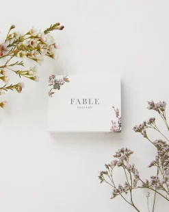 Best Fable England Enamel Hydrangea Gold Earrings