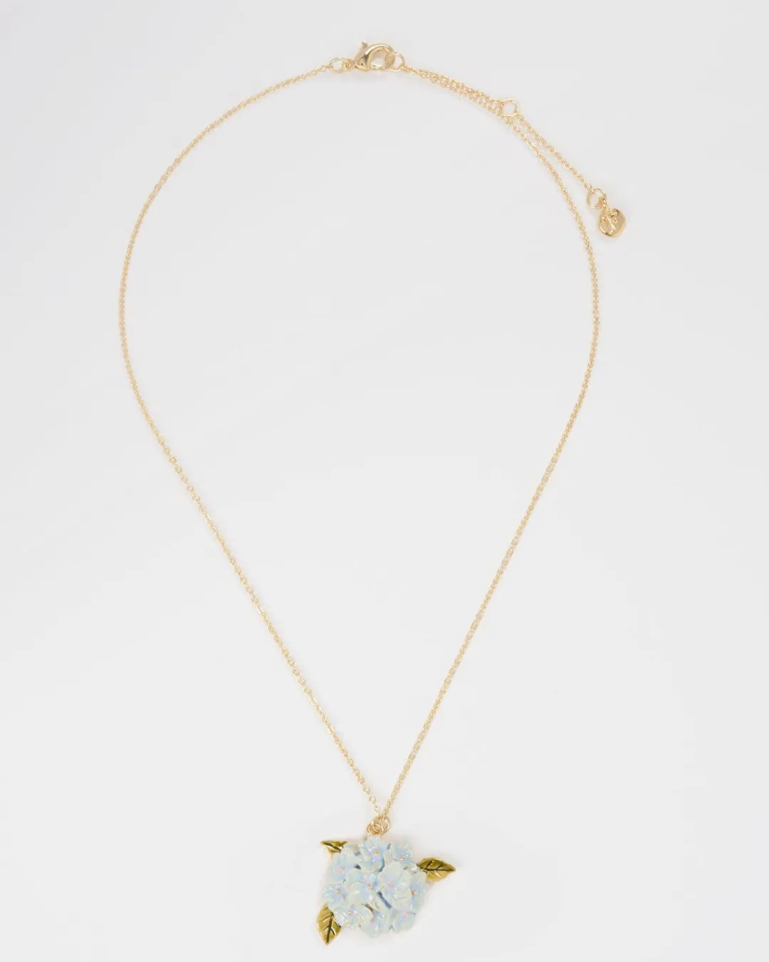 Discount Fable England Enamel Hydrangea Gold Necklace