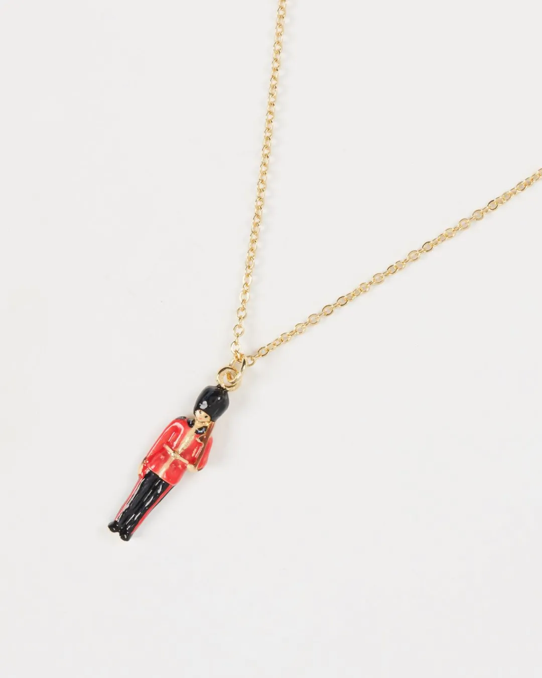 Best Fable England Enamel King's Guard Necklace