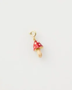 Sale Fable England Enamel Mushroom Charm
