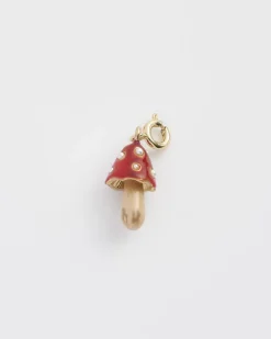 Sale Fable England Enamel Mushroom Charm