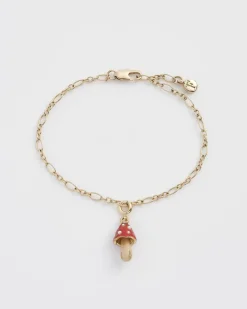 Sale Fable England Enamel Mushroom Charm