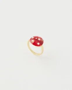 Outlet Fable England Enamel Mushroom Ring