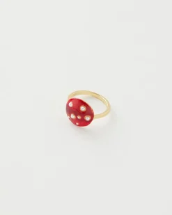 Outlet Fable England Enamel Mushroom Ring