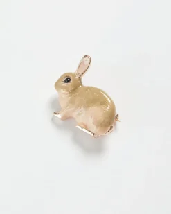 Clearance Fable England Enamel Rabbit Brooch