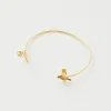 Fashion Fable England Enamel Robin & Mistletoe Bangle