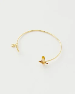 Fashion Fable England Enamel Robin & Mistletoe Bangle