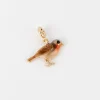 Clearance Fable England Enamel Robin Charm