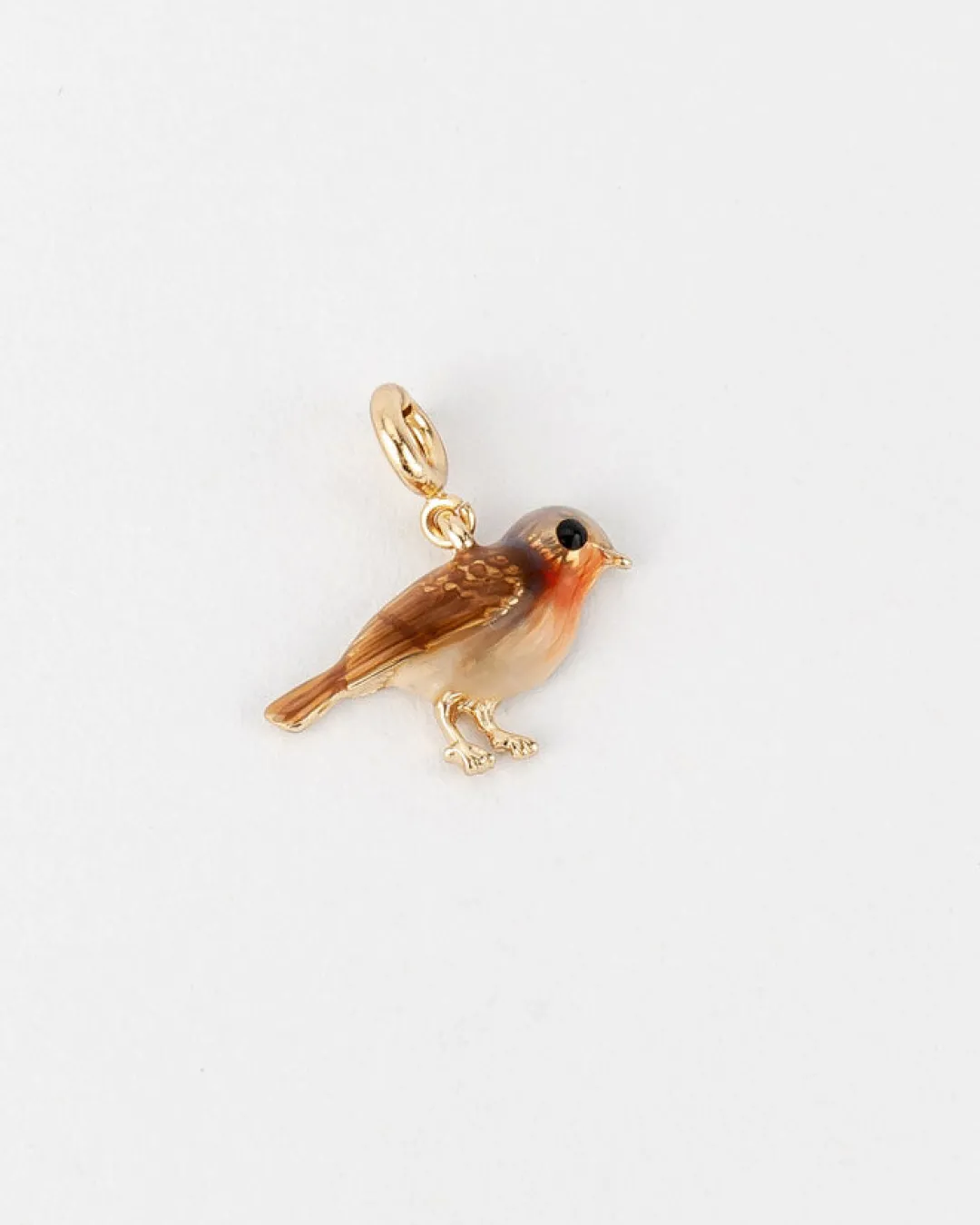 Clearance Fable England Enamel Robin Charm