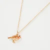 Discount Fable England Enamel Robin Necklace