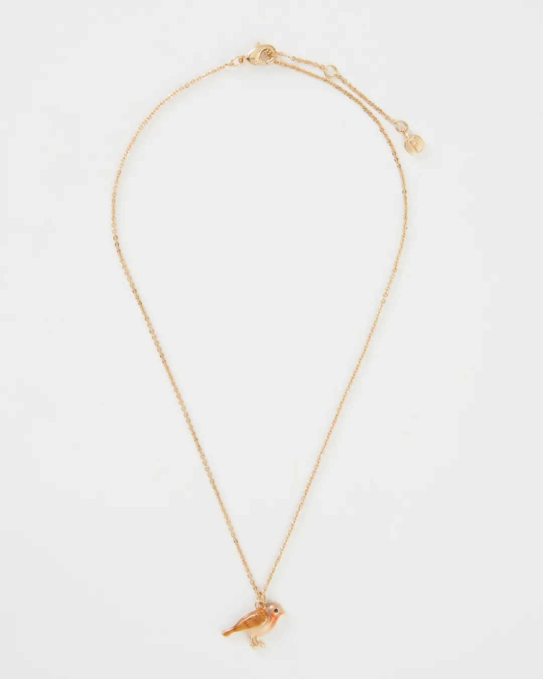 Discount Fable England Enamel Robin Necklace