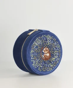 New Fable England Fable Chloe Dormouse Jewellery Box Navy