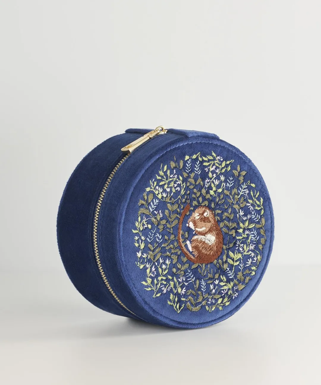 New Fable England Fable Chloe Dormouse Jewellery Box Navy