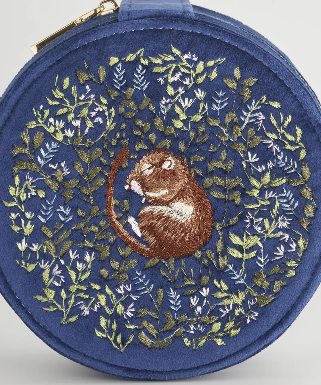New Fable England Fable Chloe Dormouse Jewellery Box Navy