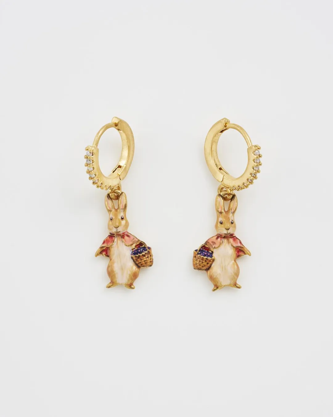 Outlet Fable England x Peter Rabbit Cotton-tail Earrings