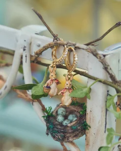 Outlet Fable England x Peter Rabbit Cotton-tail Earrings