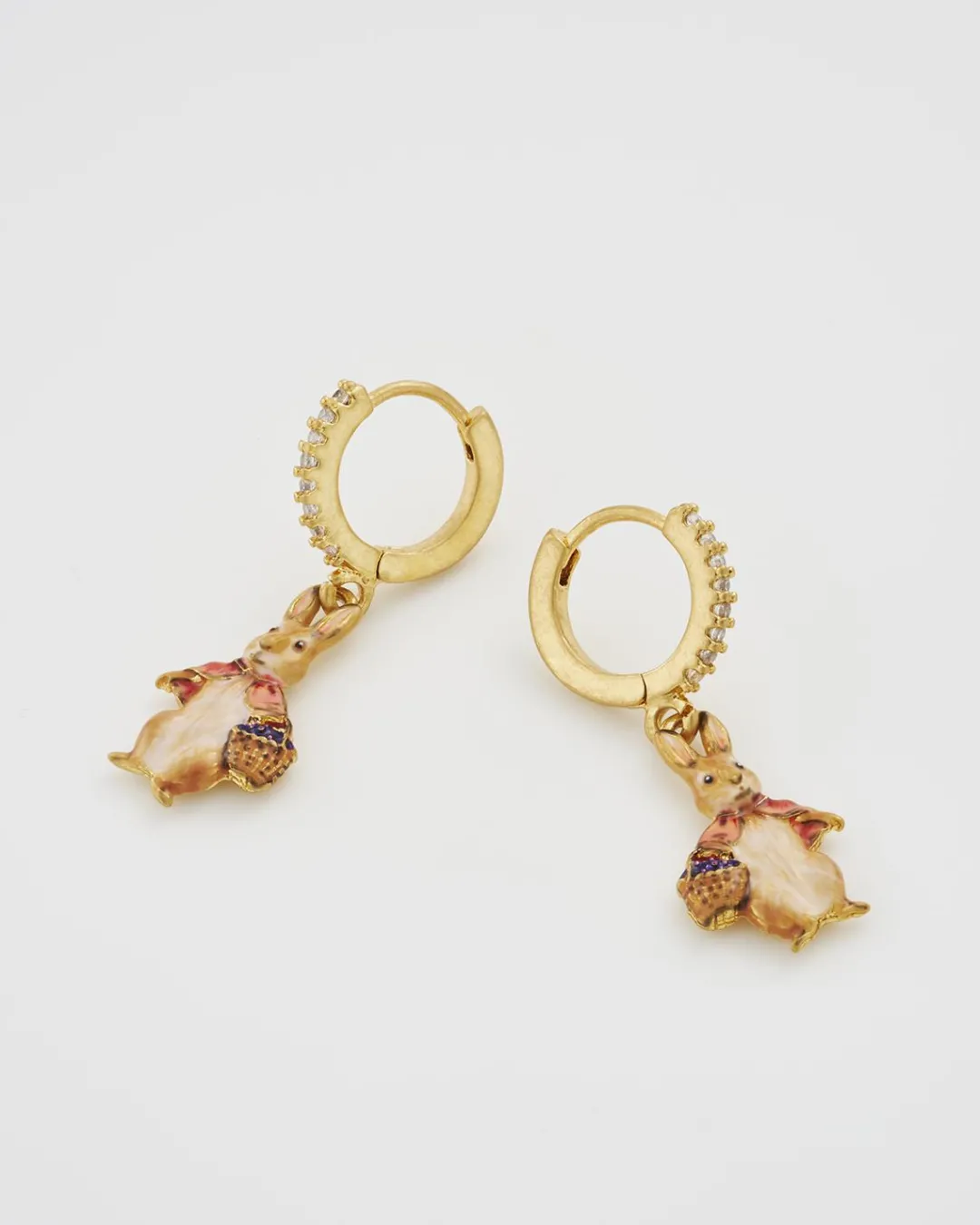 Outlet Fable England x Peter Rabbit Cotton-tail Earrings