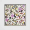 Clearance Fable England Floral Engraving Large Square Scarf