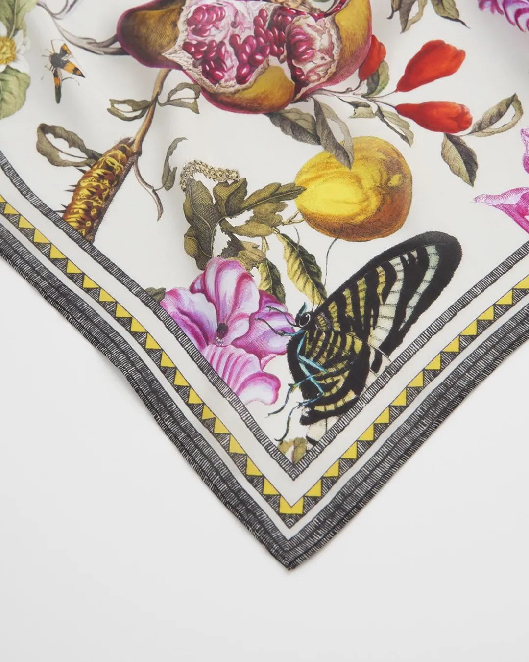 Clearance Fable England Floral Engraving Large Square Scarf