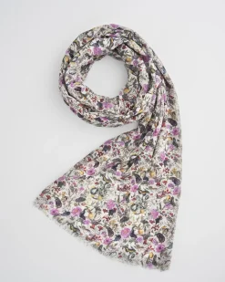 Discount Fable England Floral Engraving Lightweight Scarf
