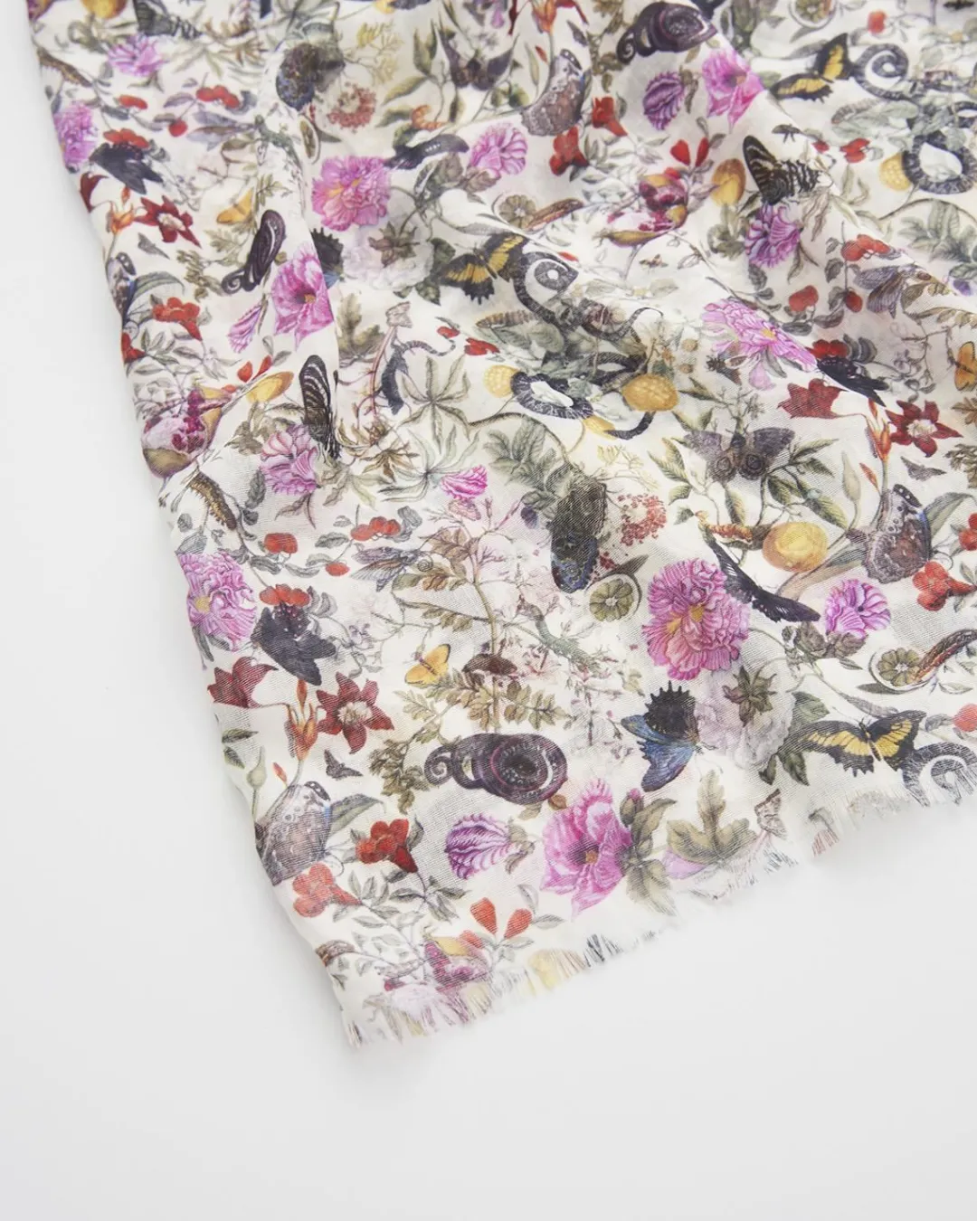 Discount Fable England Floral Engraving Lightweight Scarf