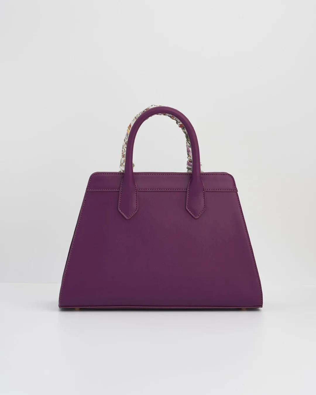 Hot Fable England Floral Engravings Large Plum Tote