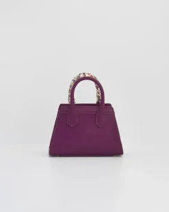 Discount Fable England Floral Engravings Mini Plum Tote