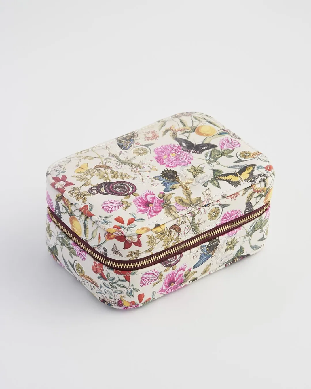 Outlet Fable England Floral Engravings Large Printed Jewelry Box