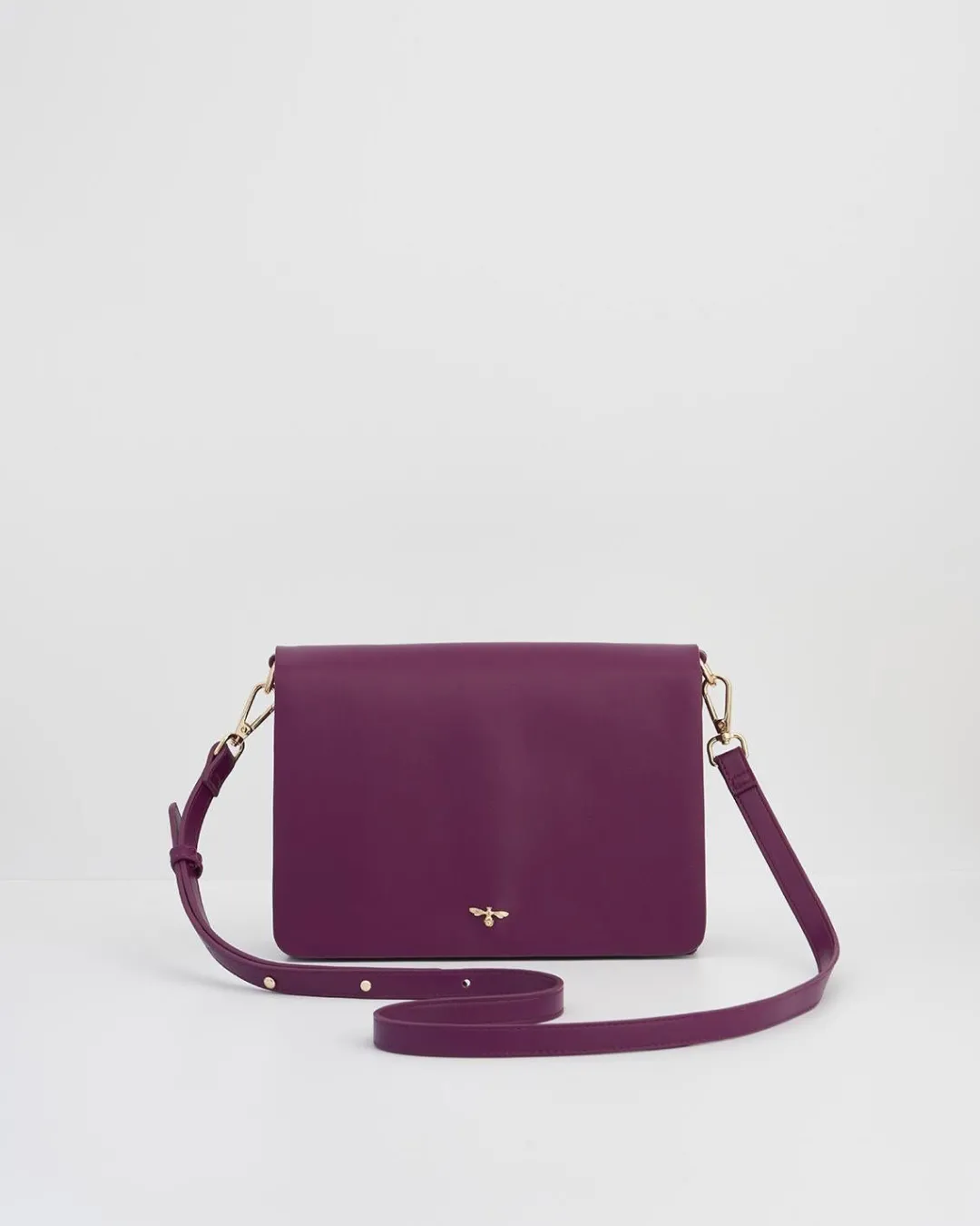 Discount Fable England Floral Engravings Plum Foldover Purse