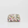 Hot Fable England Floral Engravings PU Cosmetics Pouch