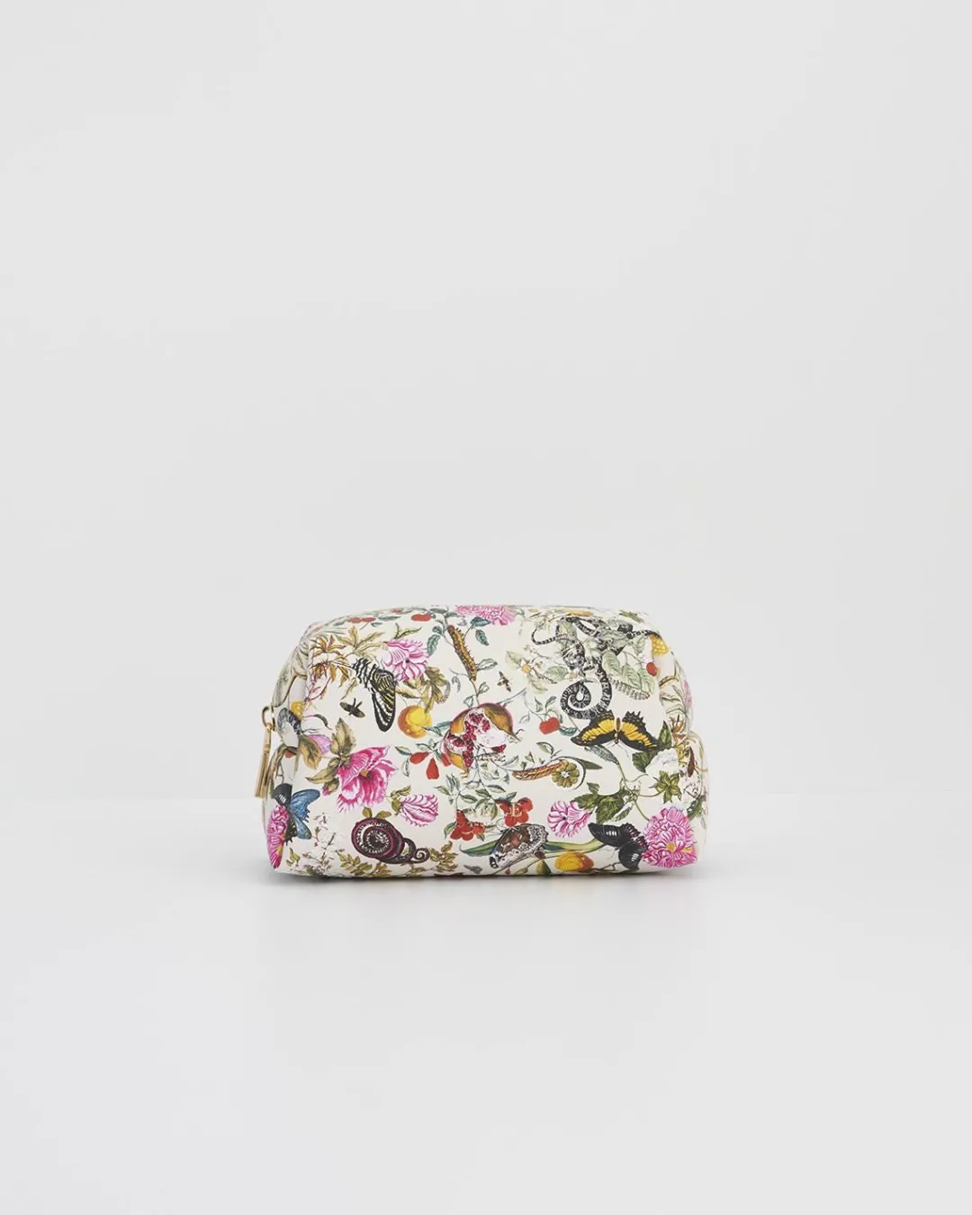 Hot Fable England Floral Engravings PU Cosmetics Pouch