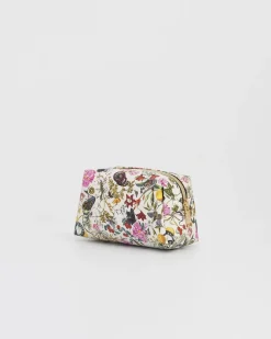 Hot Fable England Floral Engravings PU Cosmetics Pouch