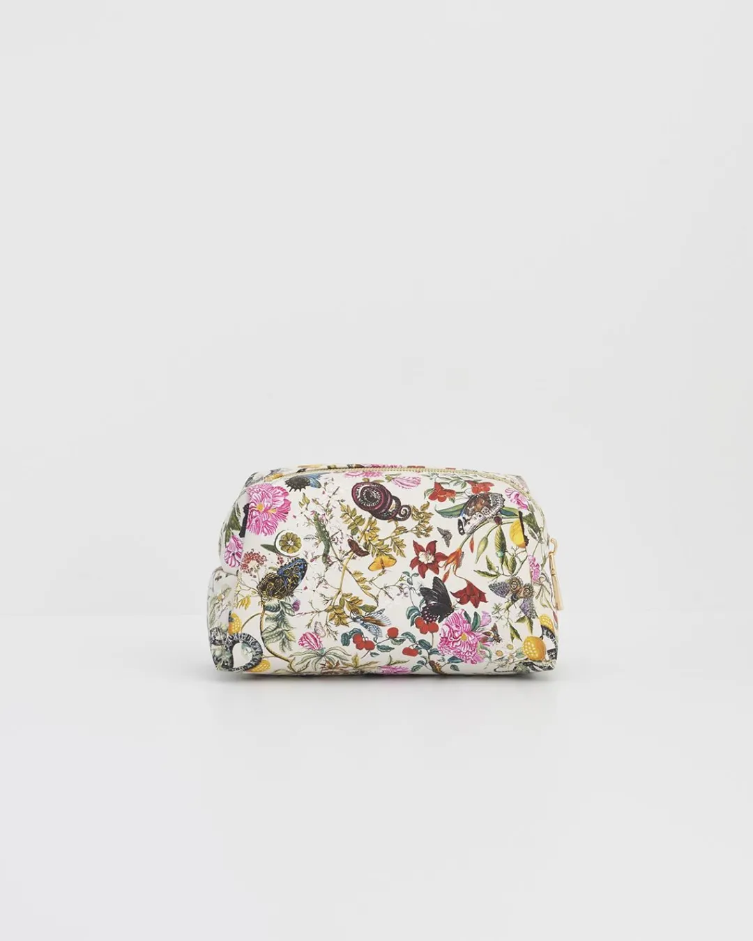 Hot Fable England Floral Engravings PU Cosmetics Pouch
