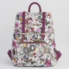 Discount Fable England Floral Engravings Small Plum Backpack