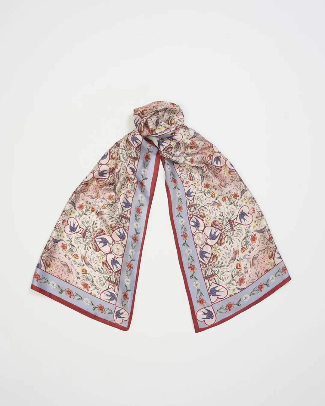 Fashion Fable England Folksy Fox Silky Scarf