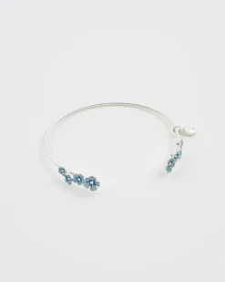 Online Fable England Forget Me Not Silver Bangle