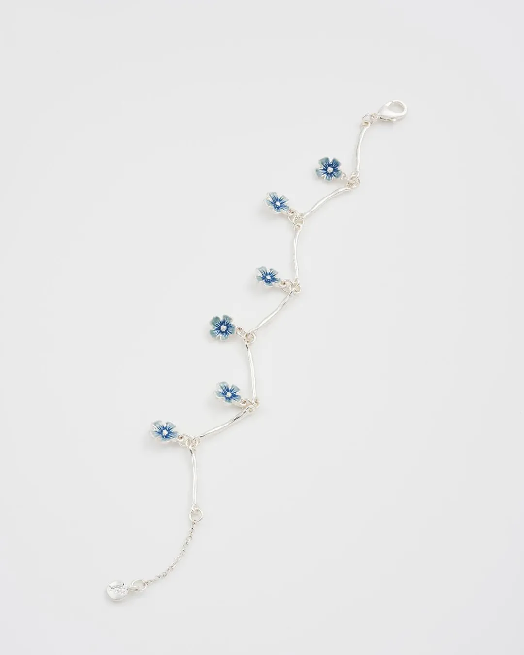 Fashion Fable England Forget Me Not Silver Bracelet