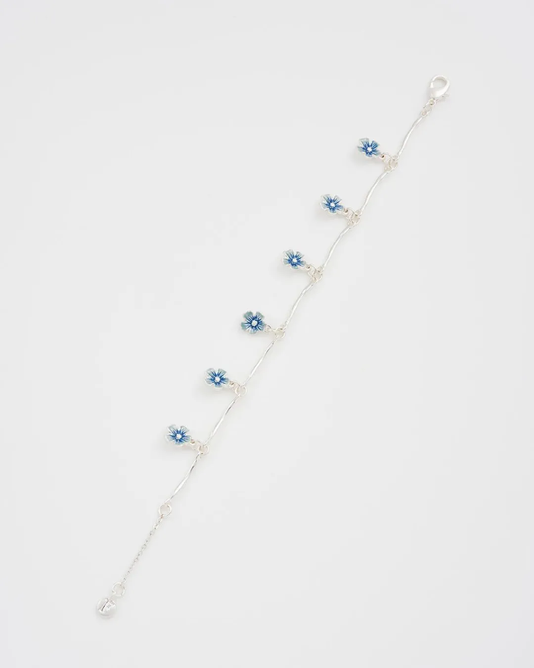 Fashion Fable England Forget Me Not Silver Bracelet