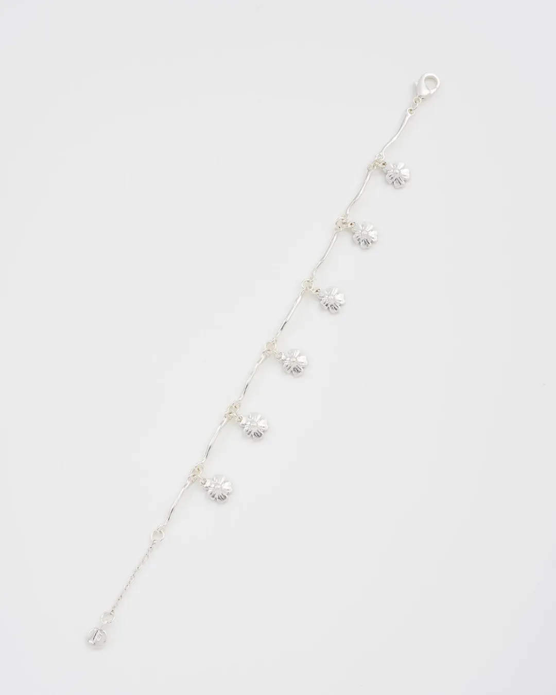 Fashion Fable England Forget Me Not Silver Bracelet