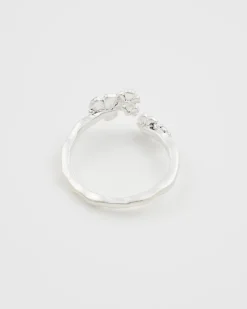 Hot Fable England Forget Me Not Silver Ring