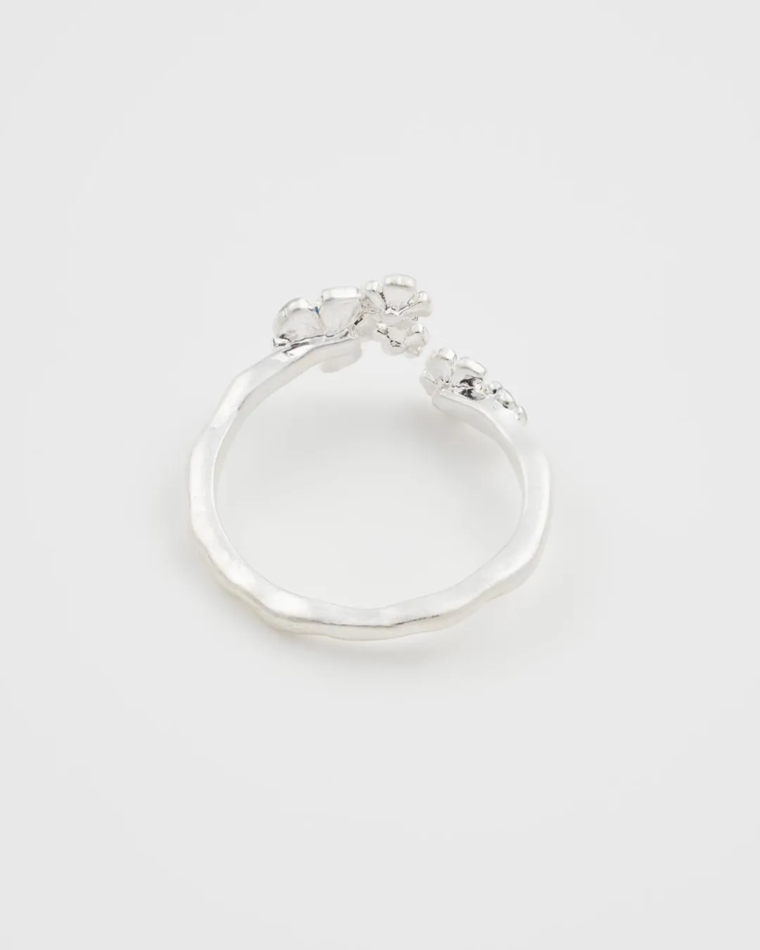 Hot Fable England Forget Me Not Silver Ring