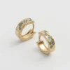 Clearance Fable England Forget-Me-Not Mini Hoop Earrings