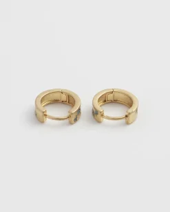 Clearance Fable England Forget-Me-Not Mini Hoop Earrings