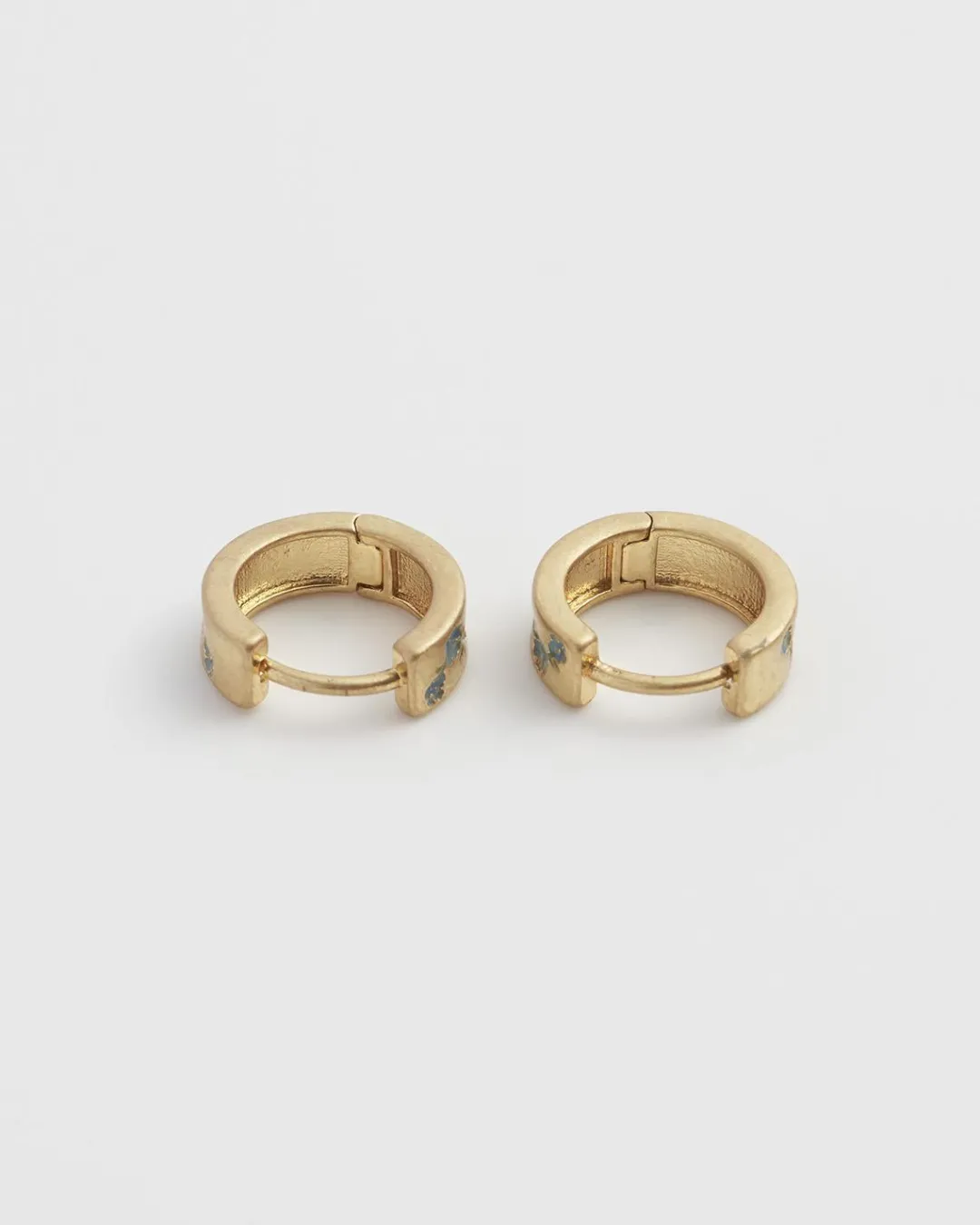 Clearance Fable England Forget-Me-Not Mini Hoop Earrings