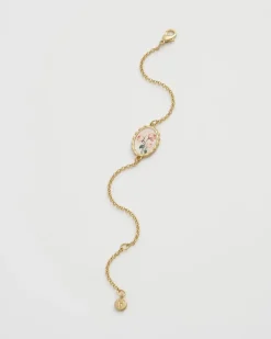 Fashion Fable England Framed Roses Bracelet