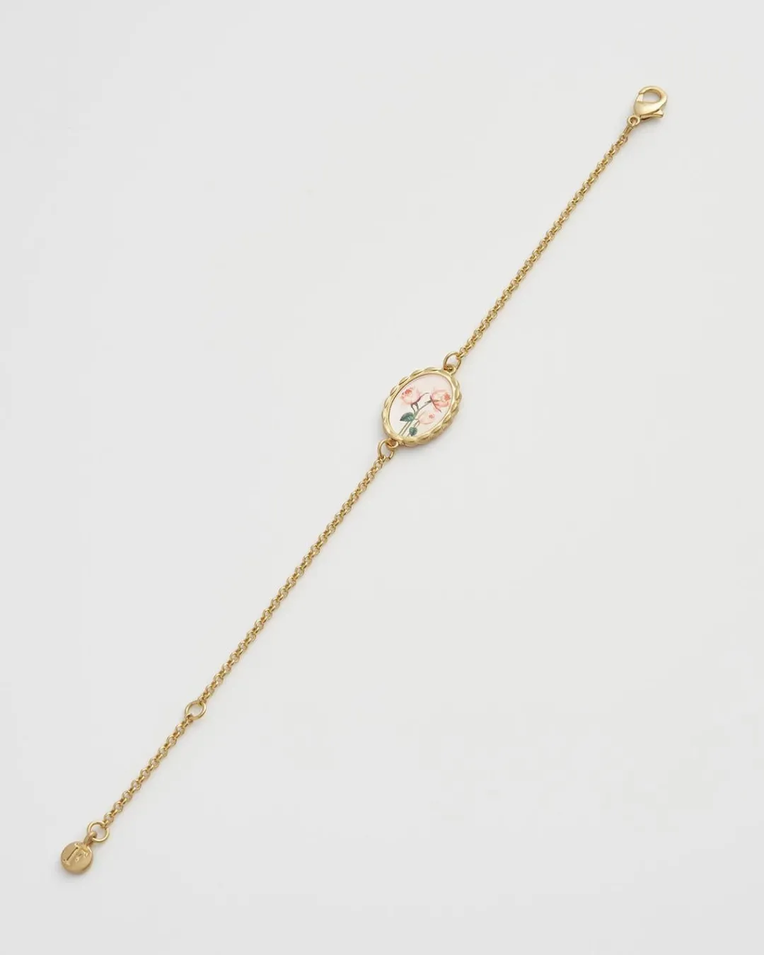 Fashion Fable England Framed Roses Bracelet