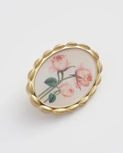 Sale Fable England Framed Roses Brooch