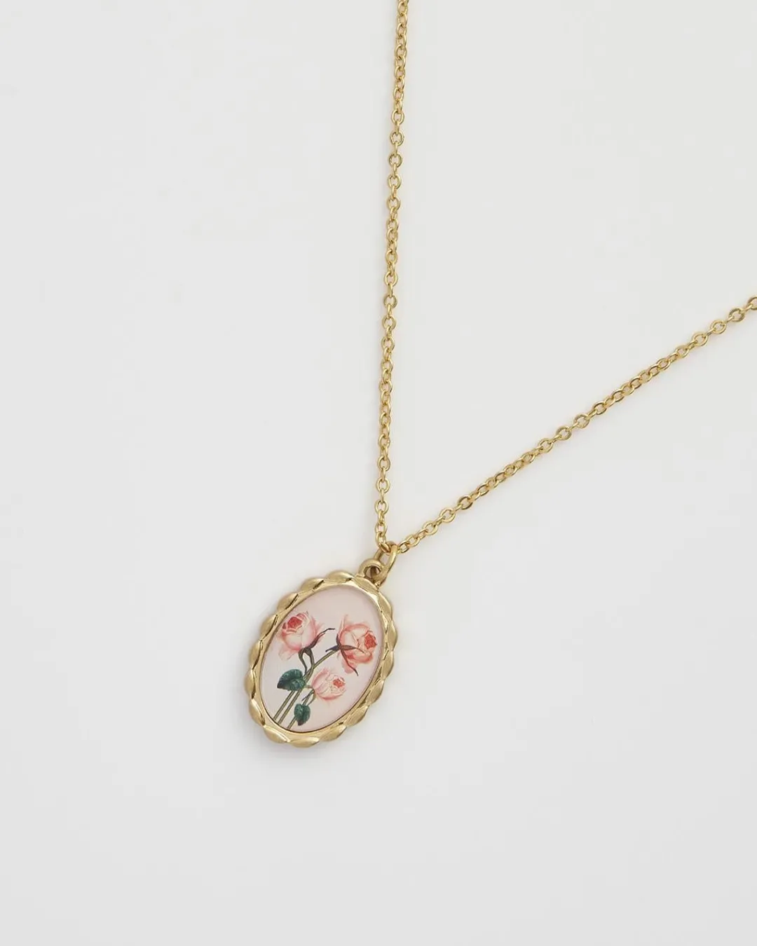 Sale Fable England Framed Roses Necklace